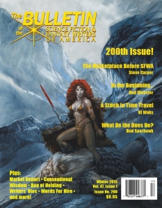 The SFWA Magazine cover, Winter 2013